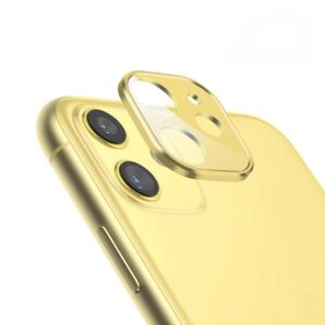 Protector de Vidrio Cámara de iPhone 11 Amarillo