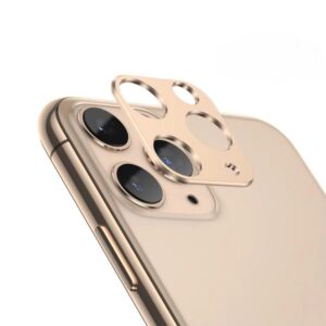 Protector de Vidrio Cámara de iPhone 11Pro/ProMAX Dorado