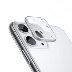 Protector de Vidrio Cámara de iPhone 11/Pro/ProMAX Plateado