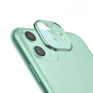 Protector de Vidrio Cámara de iPhone 11/Pro/ProMAX Verde