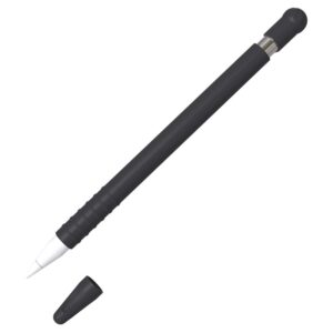 FUNDA DE SILICONA PARA APPLE PENCIL 1° GENERACION – COLOR NEGRO
